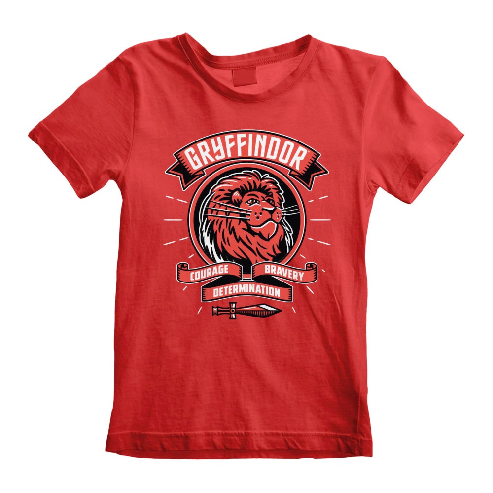 Harry Potter - Comic Style Gryffindor Kinder T-shirt - Rood